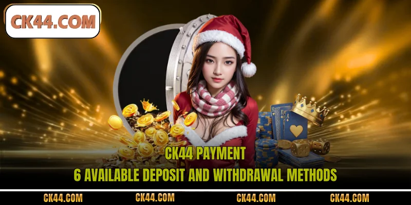 CK44 Payment - 6 Available Deposit And Withdrawal Methods
