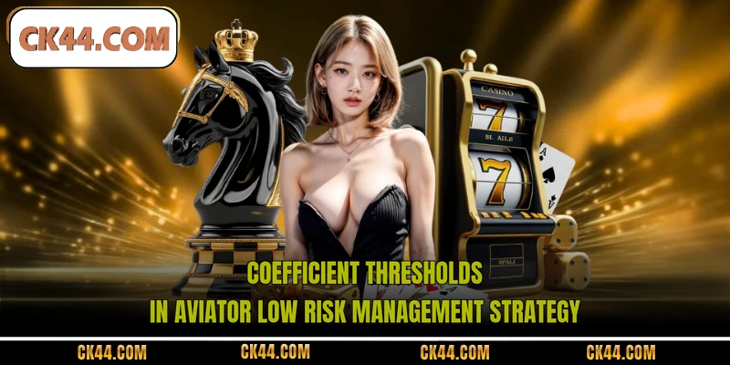 Coefficient thresholds in Aviator Low Risk management strategy