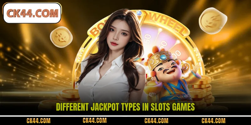 Different jackpot types in Slots games