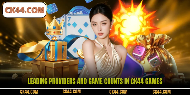Leading providers and game counts in CK44 games
