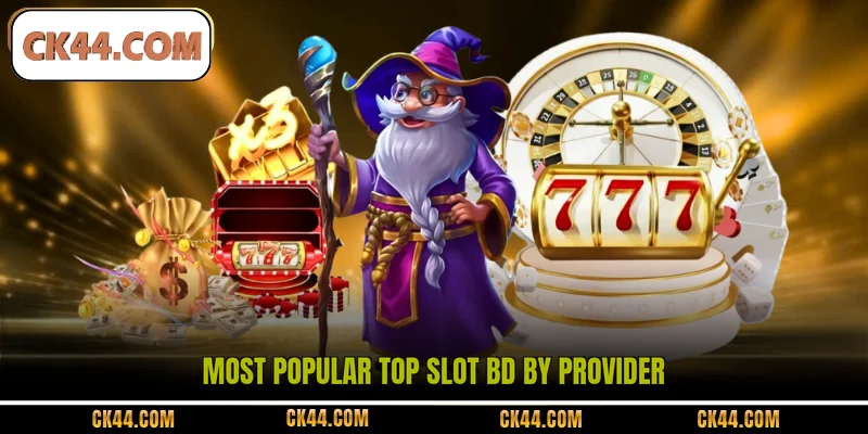 Most popular top slot BD by provider