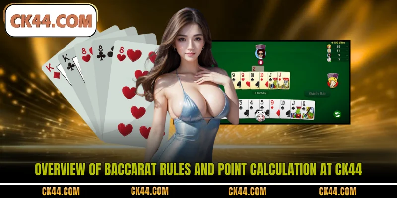 Overview of Baccarat rules and point calculation at CK44